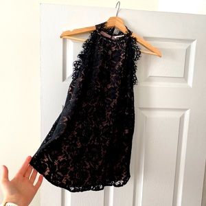 Olivia Gray eyelash lace top